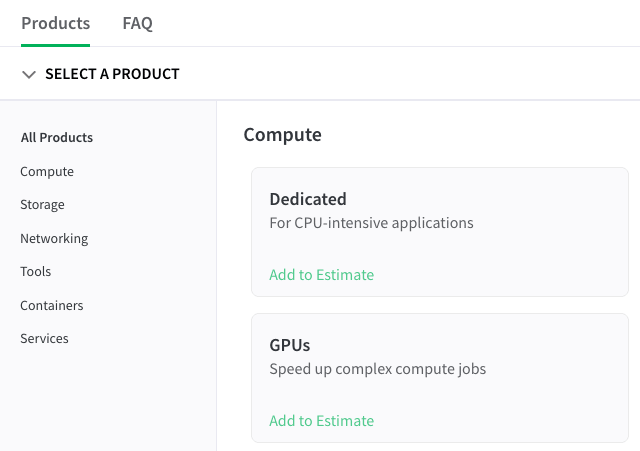 CPQ_Configure2 Cloud Pricing Calculator